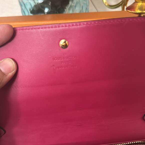Louis Vuitton Portefeuille Sarah Pink Vernis Long Wallet 🩷 - Picture 14 of 15